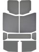 Design Engineering Sound Barrier Headliner Self Adhesive Backing 9-Piec (50171)