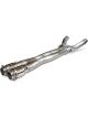Dynatech Intermediate Pipes 3 in Diameter Stainless Natural Chevy C..