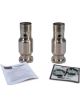 Dynatech Intermediate Pipes SuperMAXX 2-1/2 in Diameter Catted Stai..