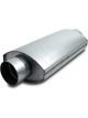 Dynatech Muffler Split Flow 4 in Center Inlet 4 in Center Outlet 7..