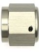 Deatschwerks Fitting Cap 8 AN Hex Head Aluminum Titanium Anodize