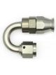 Deatschwerks Fitting Hose End PTFE Series 180 Degree 6 AN Hose to 6