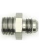 Deatschwerks Fitting Adapter Straight 6 AN Male to 3/8 in NPT Male