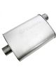 Dynomax Muffler Hush Super Turbo 2-1/4 in Offset Inlet 2-1/4 in Center