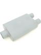 Dynomax Muffler Thrush Welded 3 in Center Inlet Dual 2-1/2 in Outlet 13