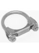 Dynomax Exhaust Clamp U-Clamp 2-1/4 in Diameter 3/8 in Bolt Stainless N