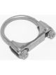 Dynomax Exhaust Clamp U-Clamp 2-1/2 in Diameter 3/8 in Bolt Stainless N
