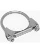 Dynomax Exhaust Clamp U-Clamp 3 in Diameter 3/8 in Bolt Stainless Natur