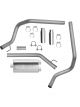 Dynomax Exhaust System Dual Ultra Flo Cat-Back 2-1/2 in Tailpipe 4 in T