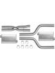 Dynomax Exhaust System Dual Super Turbo Cat-Back 2-1/2 in Tailpipe Stee