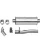 Dynomax Exhaust System Ultra Flo Cat-Back 2-1/2 in Tailpipe 2-1/2 in Ti