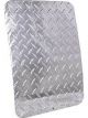 Dee Zee Mud Flap Rear 12 x 16 in Aluminum Diamond Plate Universal Pair (DZ 1800)