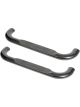 Dee Zee Step Bars 4 in Oval Bent Brackets / Hardware Included Steel (DZ 372519)