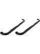 Dee Zee Step Bars UltraBlack 3 in OD Steel Black Powder Coat Crew C (DZ 372531)