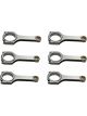 Eagle Connecting Rod H Beam 5.680 in Long Bushed 3/8 in Cap Screws