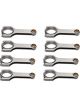 Eagle Connecting Rod H Beam 5.850 in Long Bushed 7/16 in Cap Sc