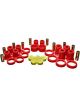 Energy Suspension Rear Control Arm Bushing Red Set Hyper-Flex Polyurethane