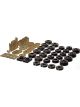 Energy Suspension Body Mount Set Hyper-Flex Polyurethane Steel 