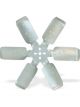 Flex-A-Lite Mechanical Cooling Fan Race Fan 17 in Fan 6 Blade 5/8 in Pil
