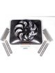 Flex-A-Lite Electric Cooling Fan Black Magic Xtreme 15 in Fan Push / Pull