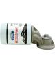 Ford Oil Filter Adapter 90 Degree Aluminum Natural Ford