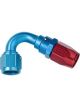Fragola Fitting Hose End 3000 Series 150 Degree 4 AN Hose to 4 AN Male