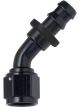 Fragola Fitting Hose End 8000 Series Push-Lite 45 Degree 4 AN Hose