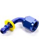 Fragola Fitting Hose End 8000 Series Push-Lite 90 Degree 6 AN Hose Bar