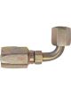 Fragola Fitting Hose End 90 Degree 8 AN Hose to 8 AN Female Steel Zinc
