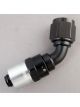 Fragola Fitting Hose End Sport-Crimp 45 Degree 4 AN Hose to 4 AN Fema
