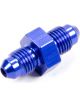 Fragola Fitting Adapter Straight 3 AN Male to 3 AN Male Aluminum Blue