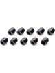 Fragola Fitting Tube Nut 4 AN 1/4 in Tube Aluminum Black Anodize
