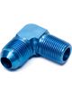 Fragola Fitting Adapter 90 Degree 10 AN Male to 3/4 in NPT Male Alumin