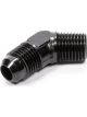 Fragola Fitting Adapter 45 Degree 6 AN Male to 1/4 in NPT Male Alum