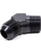 Fragola Fitting Adapter 45 Degree 12 AN Male to 3/4 in NPT Male Alu