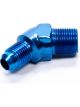 Fragola Fitting Adapter 45 Degree 6 AN Male to 1/2 in NPT Male Aluminu