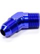 Fragola Fitting Adapter 45 Degree 8 AN Male to 1/2 in NPT Male Aluminu