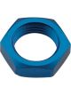 Fragola Bulkhead Fitting Nut - 12 AN - Aluminum - Blue Anodize - Each