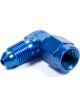 Fragola Fitting Adapter 90 Degree 3 AN Female to 3 AN Male Swivel Alum