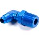 Fragola Fitting Adapter 90 Degree 6 AN Male to 1/2 in NPT Male Swivel
