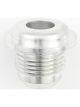 Fragola Bung 10 AN Male Weld-On 1 in Step Aluminum Natural