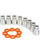 Fast Electronics Fuel Injector Adapter O-Rings Aluminum F.A.S.T LS
