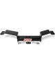 G Force Crossmembers Transmission Crossmember Bolt-On Steel Black P
