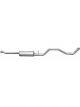 Gibson Exhaust Exhaust System Single Exhaust Cat-Back 2-1/2 in Tailpipe