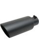 Gibson Exhaust Exhaust Tip Clamp-On 3 in Inlet 4 in Round Outlet 12  (500427-B)