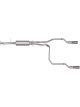 Gibson Exhaust Exhaust System Dual Split Cat-Back 2-1/2 in Tailpipe 3 in