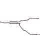 Gibson Exhaust Exhaust System Dual Split Cat-Back 2-1/2 in Tailpipe 3-1/
