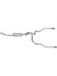 Gibson Exhaust Exhaust System Dual Split Cat-Back 2-1/4 in Tailpipe 3-1/