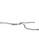 Gibson Exhaust Exhaust System Split Rear Cat-Back 2-1/4 in Tailpipe 4 in