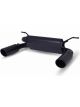 Gibson Exhaust Exhaust System Dual Split Cat-Back 2-1/2 in Tailpipe  (617307-B)